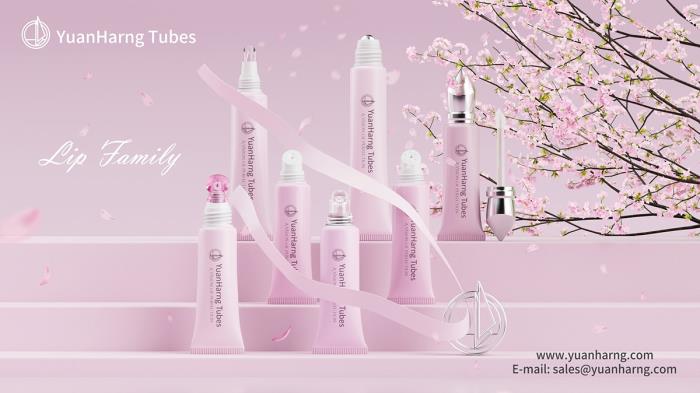 Cosmetic Tubes for Lip Colors and Treatments